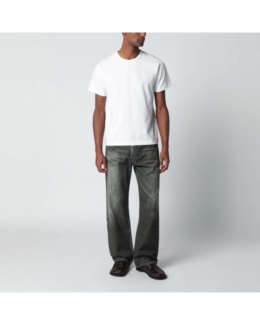 J.W. Anderson White Cotton T-Shirt for men