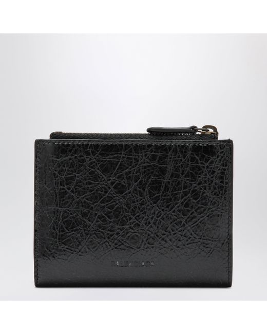 Balenciaga Black Le City Bi-Fold Lambskin Wallet