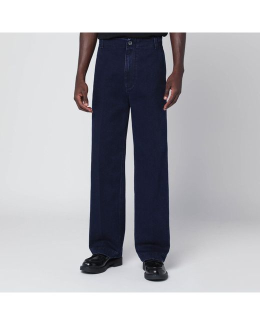Gucci Blue Dark Washed Denim Trousers for men