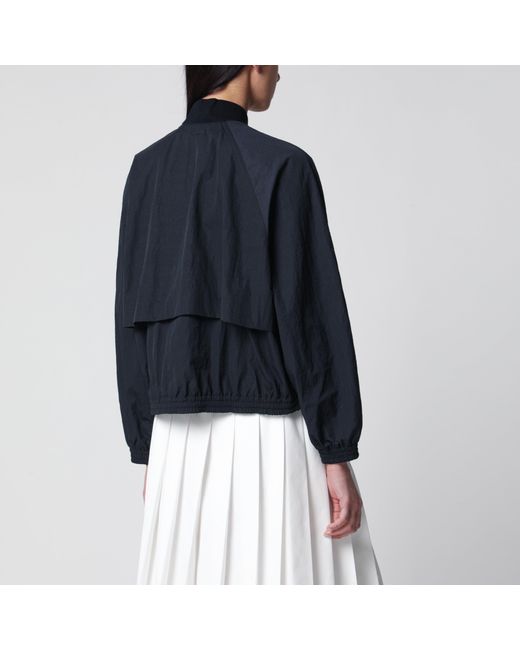 Herno Blue Zip-Up Nylon Jacket