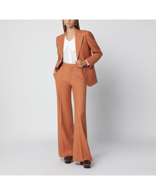 Chloé White Milk Silk Blouse