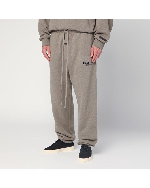 Pantaloni jogging grigi con logo di Fear Of God in Gray da Uomo