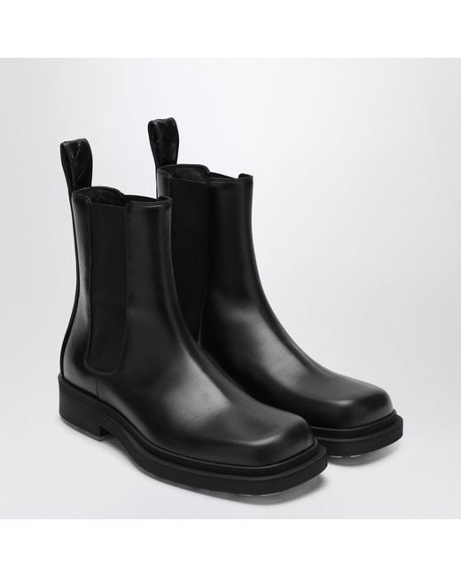 Bottega Veneta Black Ben Chelsea Boots for men