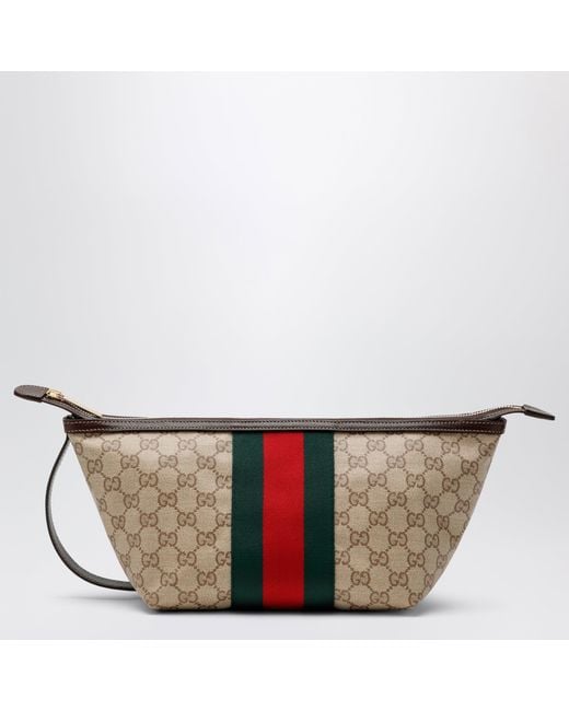 Gucci Natural gg Supreme Fabric Toiletries Bag for men