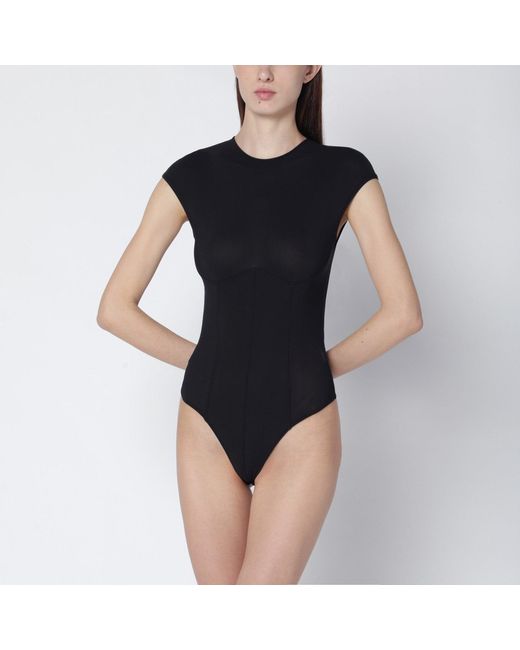 Agolde Black Nadia Bodysuit
