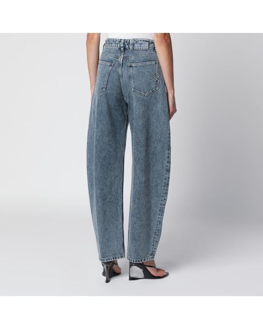 Alaïa Blue Rounded Denim Jeans