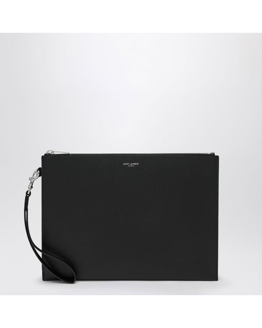Saint Laurent Black Tablet Holder for men