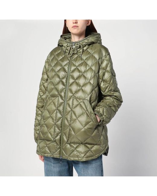 Giacca trapuntata in nylon di Moncler in Green