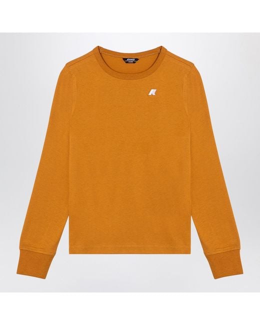 K-Way Orange Cotton Elmer T-Shirt
