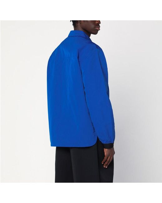 Purple Mountain Observatory Blue Zip-Up Cobalt Jacket for men