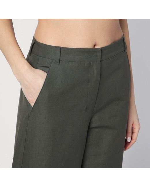Pantalone baggy color argilla di Max Mara in Green