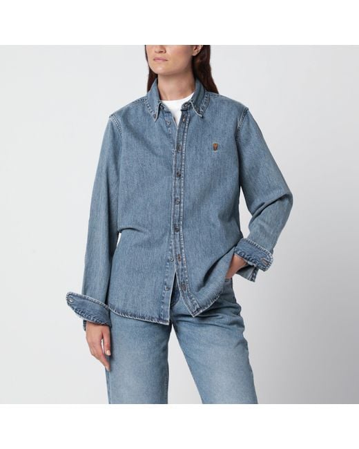 AMI Blue Ami De Coeur Shirt
