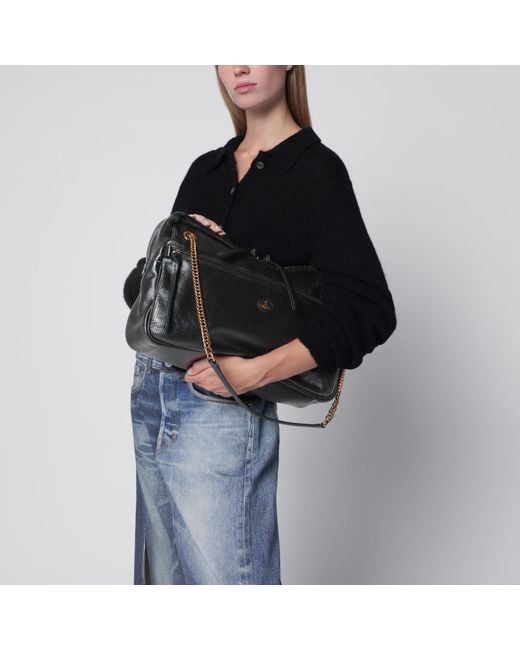 Vivienne Westwood Black Dolce Shoulder Bag