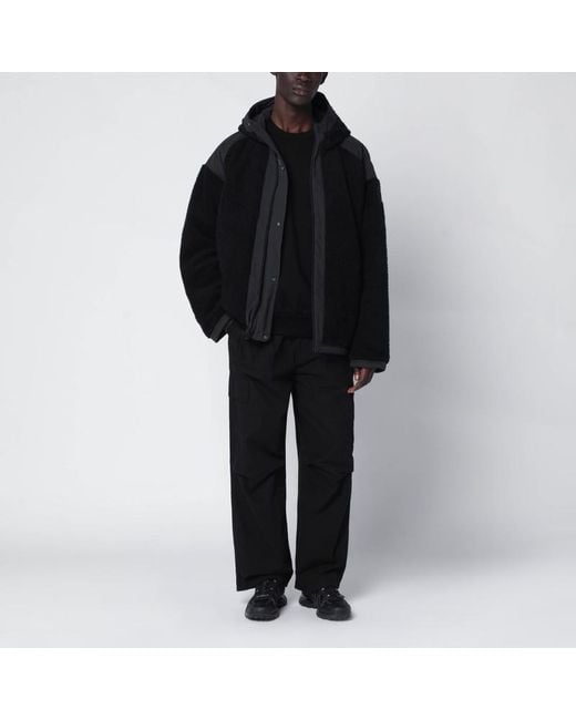 Canada Goose Reversible Alberni Bomberjacke Aus Schwarzem Fleece in Black für Herren