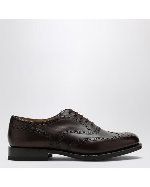 Church's Brown Lace-Up Brogue Shoes for men