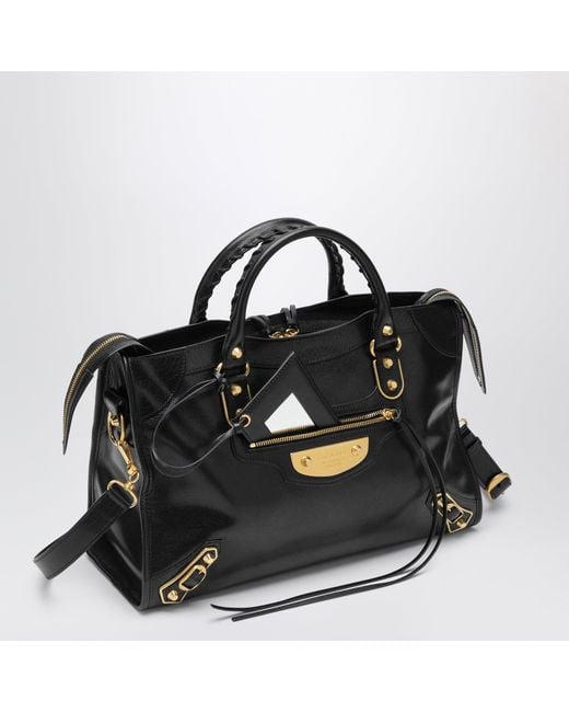 Balenciaga Black Le City Uptown Medium Bag