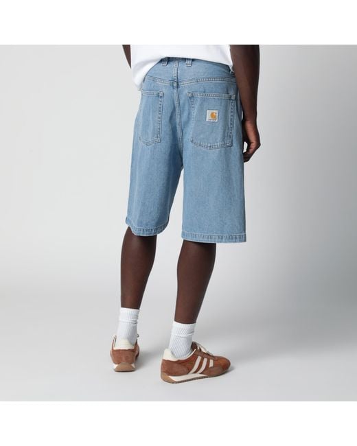 Carhartt Blue Brandon Short/Stone Bleached for men