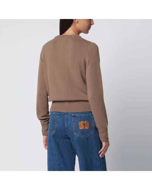 Extreme Cashmere Brown Little Lamb Chai Cashmere Cardigan