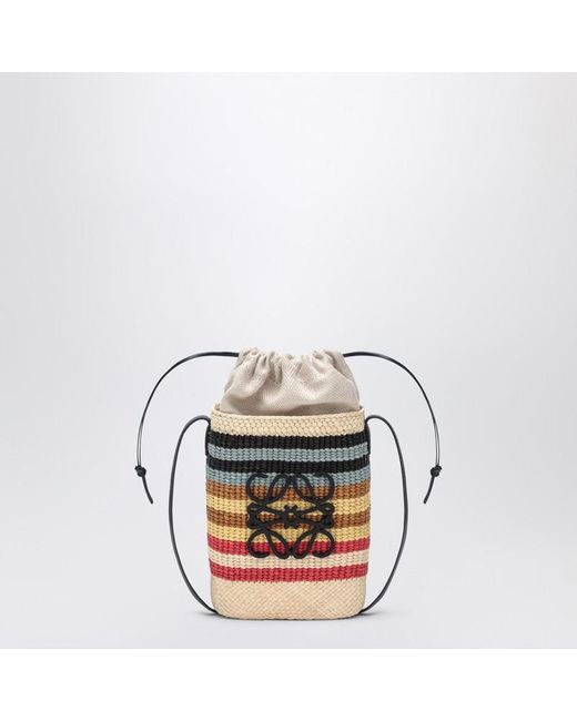 Secchiello piccolo in palma iraca di Loewe in Multicolor