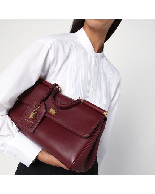 Sac À Main My Sicily En Cuir Dolce & Gabbana en coloris Purple
