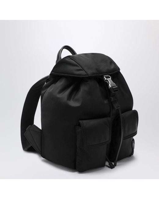 AMI Black Marcel Small Nylon Backpack