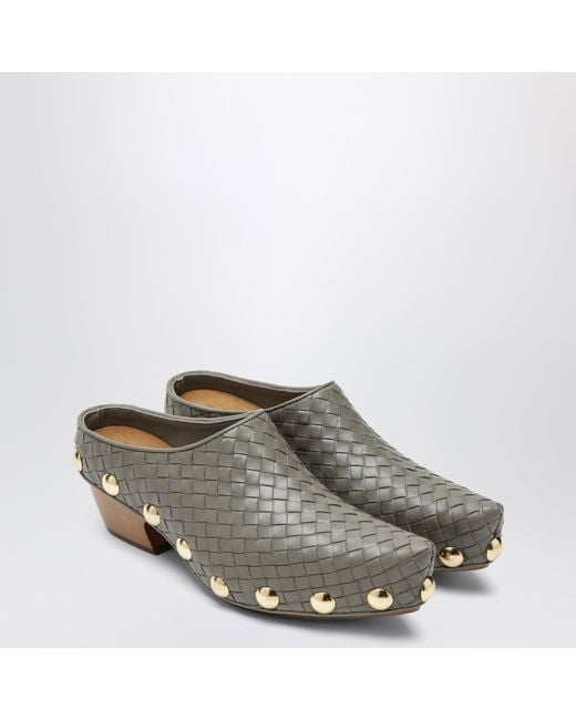 Bottega Veneta Gray Gondola Clogs