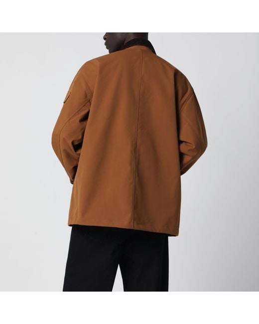 Carhartt Brown Hamilton Clapton Shirt Jacket for men