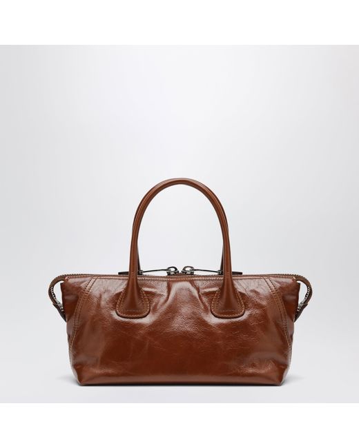 Miu Miu Brown Palissandro Leather Bag