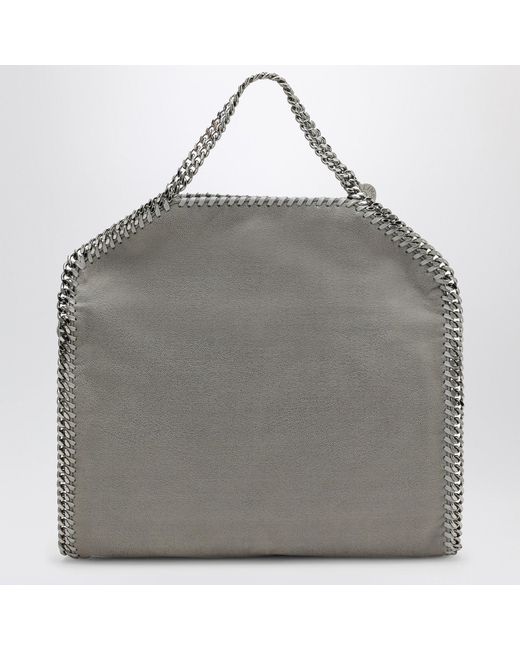 Stella McCartney Gray Falabella Fold Over Bag