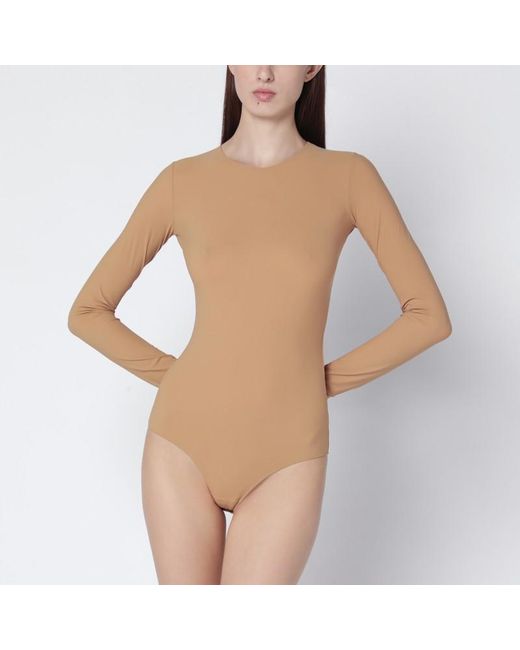 MM6 by Maison Margiela Natural Skin Tone Bodysuit