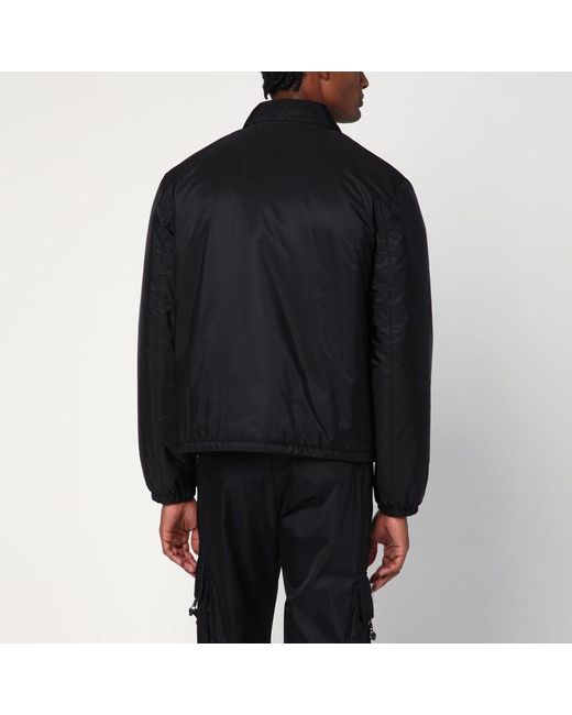 Prada Black Re-Nylon Zip-Up Jacket for men