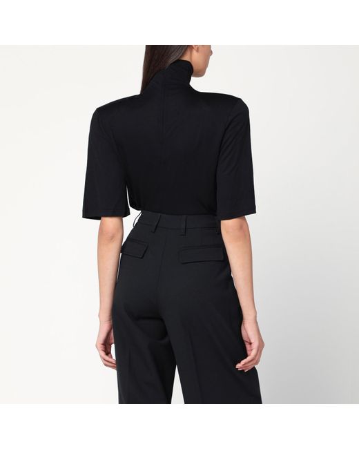 Jacquemus Black T-Shirts And Polos