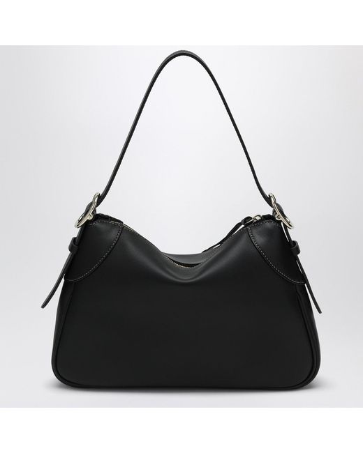 Gucci Black Gg Emblem Medium Shoulder Bag