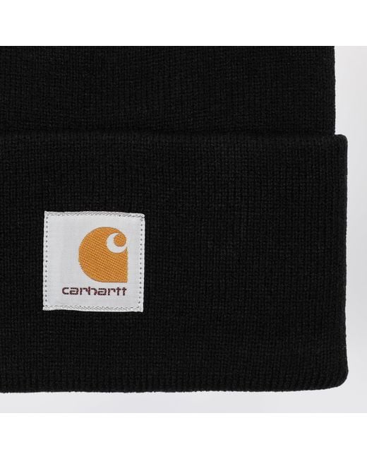 Carhartt Black Acrylic Watch Beanie for men
