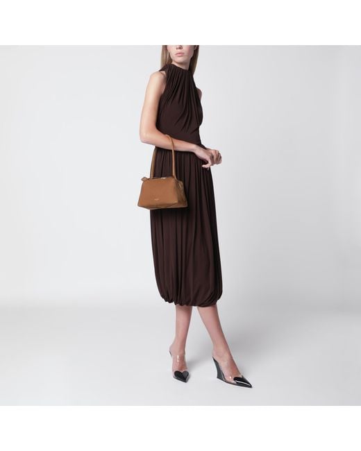 Alaïa Brown Small Le Bouledogue Bag