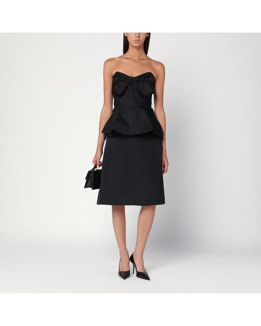 McQueen Black Corset Top