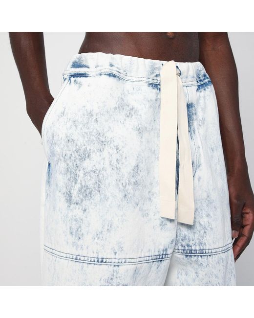 Dries Van Noten White Jeans With Drawstring for men