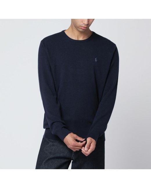 Polo Ralph Lauren Blue Wool Sweater for men
