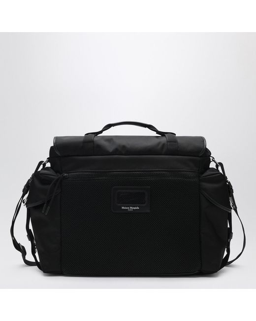 Maison Margiela Black High Tech Messenger Bag for men