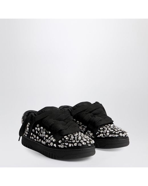 1989 STUDIO Black Skate Sneaker Crystals for men