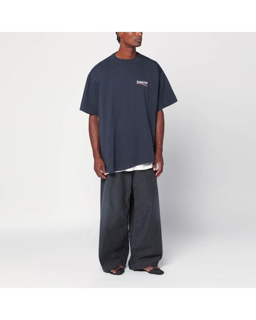 Balenciaga Black Jogger Pants Trompe L?Oeil Anthracite for men