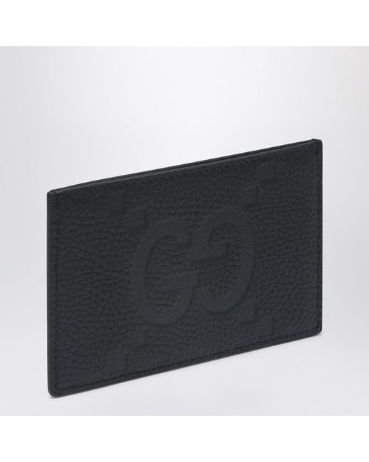Gucci Black Large Gg Mini Card Holder for men