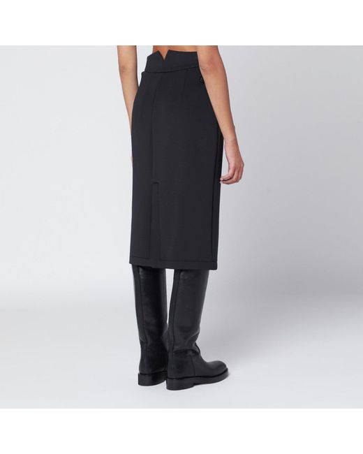Moncler x Edward Enninful Black Pencil Skirt