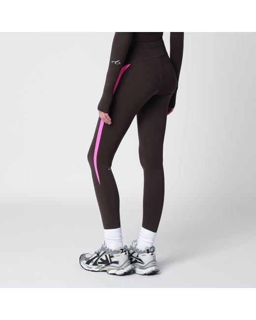 Balenciaga Brown Techwear Leggings