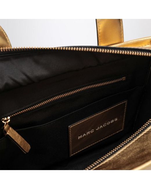 The Small Tote Bag Doré En Cuir Marc Jacobs en coloris Metallic