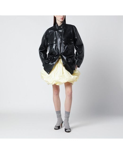 Prada Black Peacoat