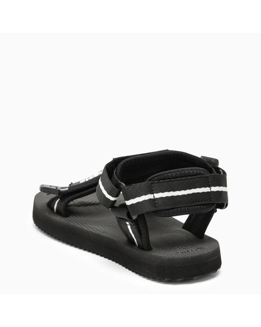 Palm Angels Schwarze Sandalen X Suicoke Aus Nylon in Black für Herren