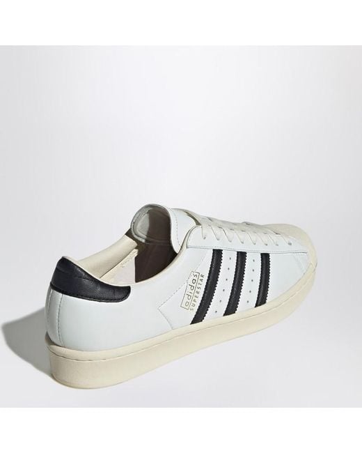 Sneaker superstar vintage core white&black/cream white di Adidas Originals da Uomo