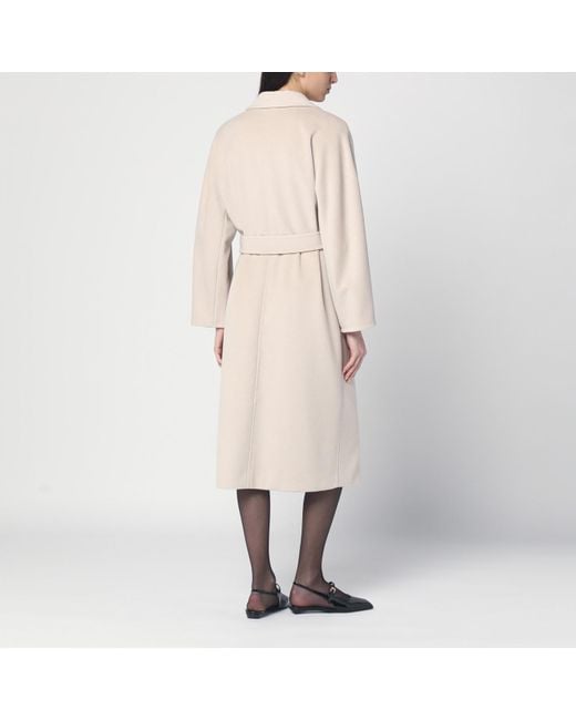 ジャケット Max Mara Beige double-breasted coat in wool and cashmere Max Mara Beige double-breasted coat in wool and cashmere