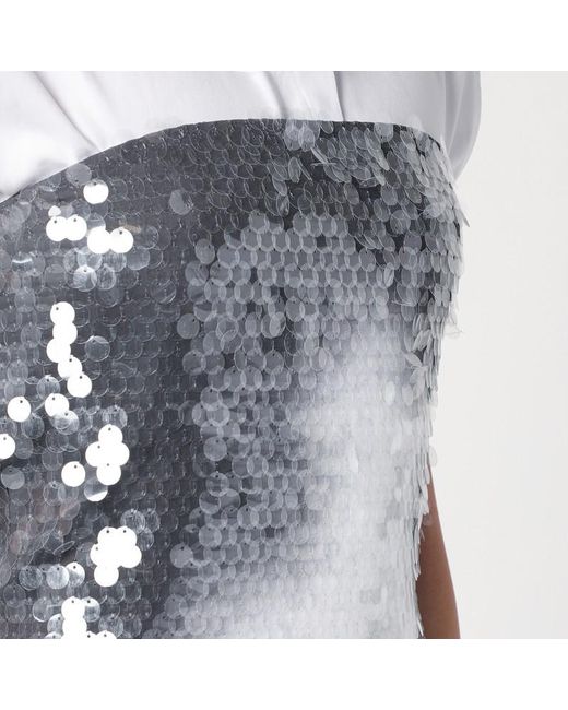 Abito longuette con paillette effetto sfumato di Sportmax in Blue